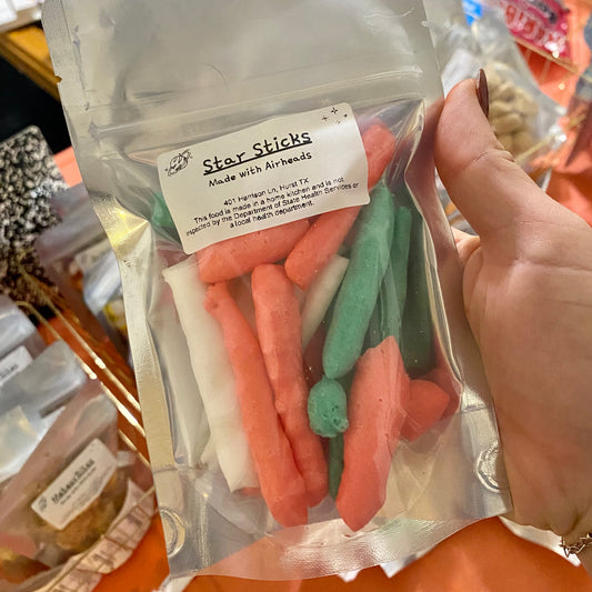 Star Sticks - made with Airheads candy